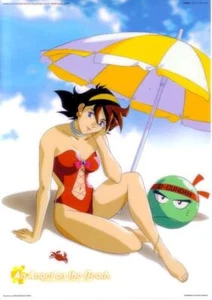 pencil board Shitajiki Mobile suit Fighter G Gundam anime Rain Mikamura - Picture 1 of 1