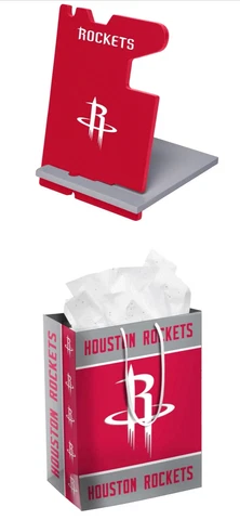 Houston Rockets Docking Station w/ Gift Bag Cover