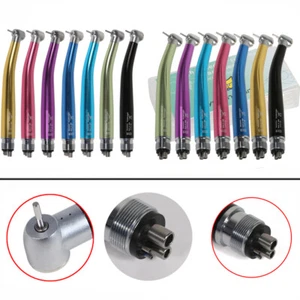 Pana Max DENTAL Air Turbine High Speed Handpiece Push Button 4 Holes Colors - Picture 1 of 47
