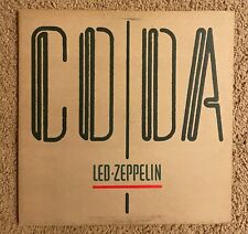 Led Zeppelin Coda Vinyl Record 7 90051-1 Swan Song 1982