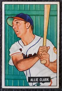 1951 Allie Clark Cleveland Indians Bowman MLB Card #29 - Picture 1 of 2