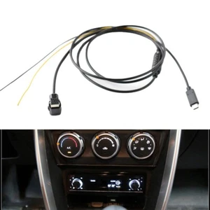 Black TYPEC Audio Input + Charging Cable for Pioneer Audio Easy Installation - Picture 1 of 10