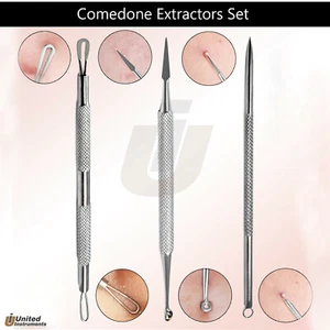 Extractor de comedón facial limpiador de acné eliminación de espinillas pasador espinillas cabeza blanca - Imagen 1 de 4