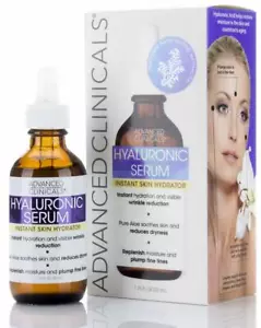 Advanced Clinicals Hyaluronsäure Serum sofortiger Hautfeuchtigkeitsspender 1,75 flüssige Unzen (52 ml) - Bild 1 von 3