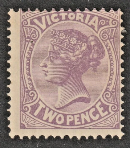 VICTORIA (1883) - 2 1/2d Mauve (p12 1/2) *MINT HINGED* (CV $150+) Cover