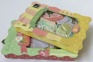 K & Company ~DOLLHOUSE CHIPBOARD ALPHABETS~ Brenda Walton Letters ~ 2 Packs NEW - Picture 1 of 8