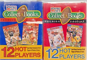 1990 pro set collect a books complete sets series 1 and 3 with box 24 players - Picture 1 of 2