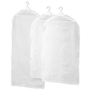 IKEA PLURING Clothes Protector Suit Dress Coat Dust Protector Covers Set of 3 - Picture 1 of 3
