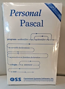 Personal Pascal by Optimized Systems Software Inc; Atari ST /520 Disk w/ Manual - Zdjęcie 1 z 3