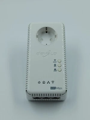devolo dLAN 500 AV Wireless+ WiFi Powerline Adapter 3 LAN-Ports MT 2413 - Bild 1 von 3