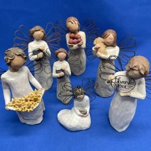 Willow Tree Demdaco Figur 7 Stück Engel Schutz Freundschaft gute Gesundheit - Bild 1 von 18