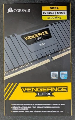 64gb DDR4 2x32GB 3600Mhz (!) Corsair Vengeance LPX C18 - Bild 1 von 3