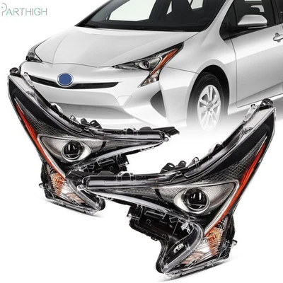 For 2016-2018 Toyota Prius Headlights Assembly LED DRL Headlamp Left+Right - Image 1 of 4