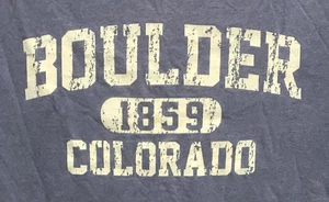 T-Shirt MED Comfort Colors "Boulder Colorado" T-Shirt - Picture 1 of 2