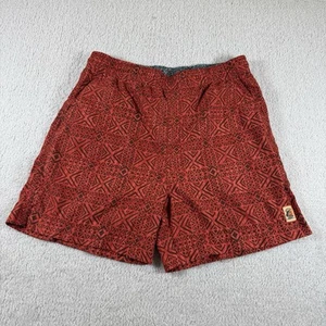 Tommy Bahama Relax Swim Trunks Mens Small Red Mesh Lined Geometric - Picture 1 of 4