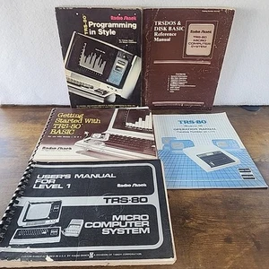 Radio Shack Tandy TRS-80 Owners Manual Lot Of 5 Reference Computer System Vtg - Picture 1 of 6