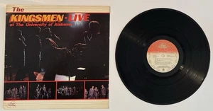 33 LP Vinyl Record, The Kingsmen, Live At Uni Of Alabama, 1983, Good Cond - Imagen 1 de 8