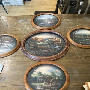 Juego de 5 estampados de terry redlin para arte de pared de estaciones todo con certificado de autenticidad - Imagen 1 de 11