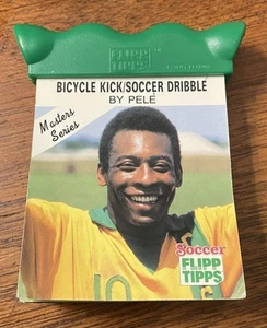 Rare Vintage Pele Flip Book Bicycle Kick Soccer Dribble Flipp Tipps - Picture 1 of 10
