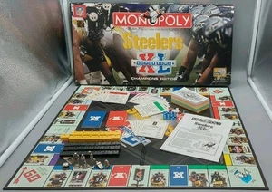 Monopoly PITTSBURGH STEELERS SUPER BOWL XL CHAMPIONS Complete ! - Picture 1 of 10