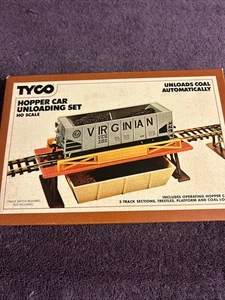 Juego de descarga de vagones tolva de tren Tyco HO N.º862 - Caja original sellada en el interior - Imagen 1 de 5