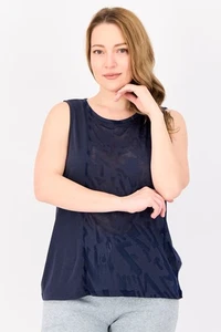REEBOK Women's RC Burnout Tank Top Navy Ladies Size UKXS Fitness CrossFit BNWT - Picture 1 of 19