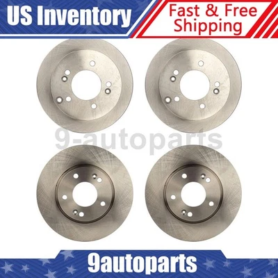 Rotores de freno de disco delanteros y traseros para Hyundai Sonata 2005 2006 2007 2008 2009 2010 Foto 1 de 4