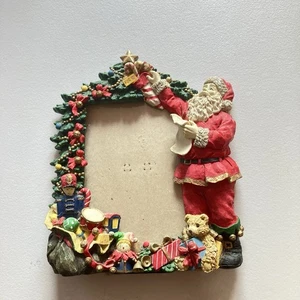 Festive Heavy Santa Clause 3D Christmas Holiday Picture Frame  - Picture 1 of 10