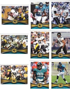 2012 Topps Jaguars Team Set Justin Blackmon Branch Jones-Drew Gabbert Thomas 9 - Picture 1 of 1