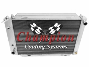 1979-1993 Ford Mustang Alum 2 Row Core CA Radiator - Picture 1 of 7