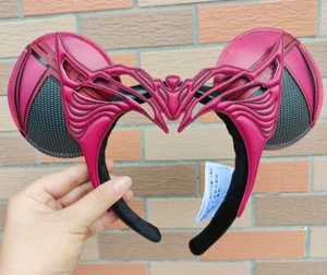 Disney-Parks Marvel Scarlet Witch Minnie Ears Headband Ears Wanda Maximoff - Picture 1 of 4