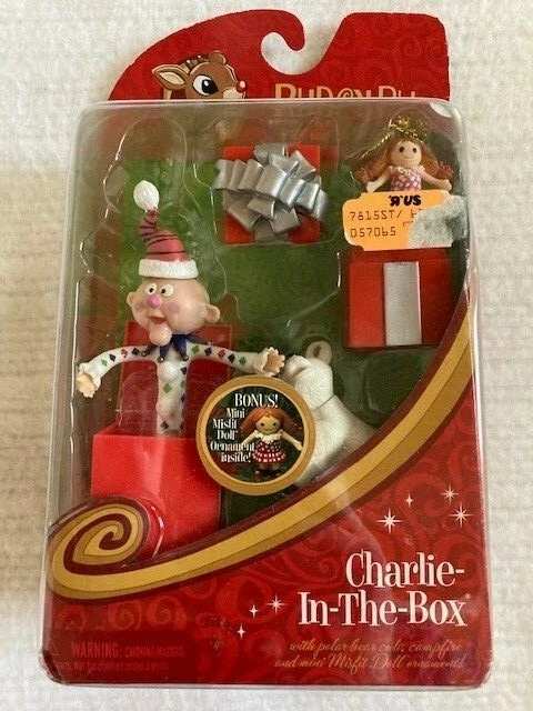 Figura Charlie-in-the-Box Rudolph Red-noseer Forever Fun 2010 SIN USAR Foto 1 de 1