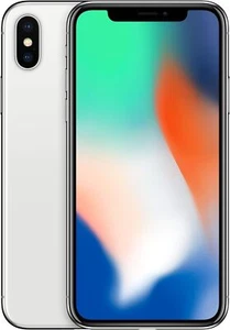 Apple iPhone X - 64 GB - Silver - Unlocked - GSM/CDMA - Very Good Condition - Afbeelding 1 van 6