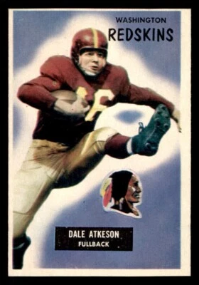 1955 Bowman Football #129 Dale Atkeson VG/EX *f1 - Image 1 of 2