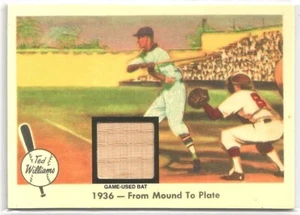2004 Fleer National Pastime Baseball Ted Williams 1959 Reprint G/U Bat #3 3/9 - Picture 1 of 2
