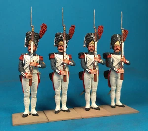 Guardia Imperial Francesa Sin Montar, Metal Blanco 60 mm Figura Kit VID SOLDADOS - Imagen 1 de 45