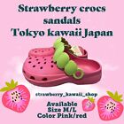 Strawberry Sandal Slippers Shoes Crocs L Size 24cm-25cm 9" Fruit Kawaii Japan