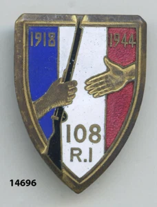 Insigne infanterie , 108 Rgt. d'Infanterie - Imagen 1 de 1