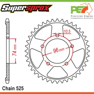 Nuevo * Supersprox * Piñón trasero para adaptarse a HONDA CBR400RR NC23 400cc - Imagen 1 de 4
