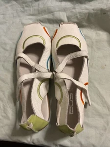 EOS Leather Sandals white with colour trim Size 38 - Picture 1 of 6