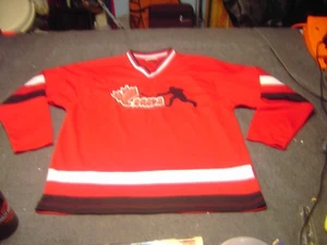 Camiseta deportiva NHL CANADA roja negra blanca Hockey Impressions Canadá adulto talla XL - Imagen 1 de 5