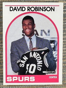 David Robinson 1989-90 NBA Hoops #138 RC Rookie San Antonio Spurs - Picture 1 of 2