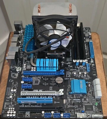 Asus M5A99X EVO R2.0 + AMD FX6300 + 8gb + Cooler - Image 1 of 3