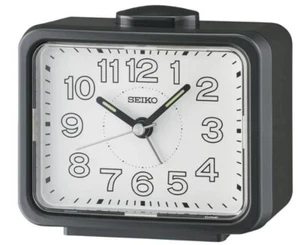 SEIKO loud alarm clock luminous quite sweep night LED light QHK061 - Picture 1 of 20