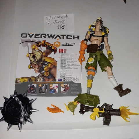 Overwatch Junkrat 6" Action Figure Blizzard Cover