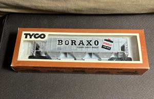 VINTAGE TYCO HO SCALE ELECTRIC TRAINS GACX 61385 BORAXO 54 FOOT COVERED HOPPER - Picture 1 of 5