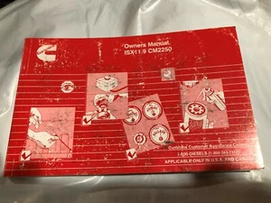 CUMMINS ISX 11.9 CM2250 OWNERS  MANUAL #2883443 MAY 19, 2011 - Picture 1 of 3