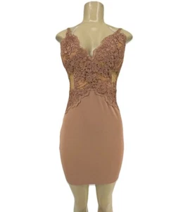 Windsor Small Women Living For Lace Mini Dress Sheath Party AB14 - Picture 1 of 10