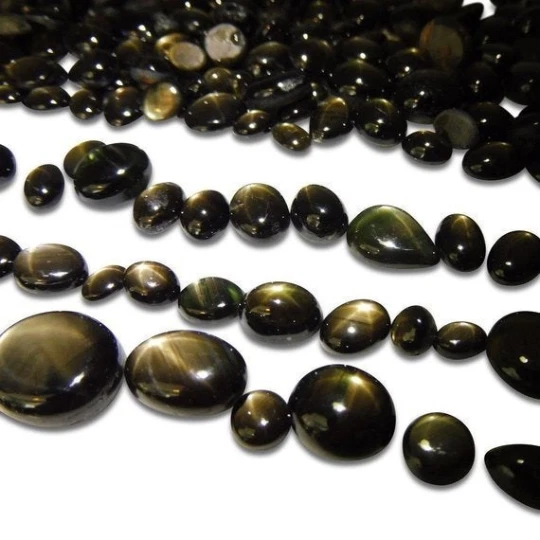 Natural Black Star Diopside Cabochon Thanksgiving - Image 1 of 2