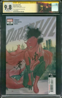 Daredevil 25 CGC SS 9.8 Elektra Momoko Variant 4/21 Custom Label - Image 1 of 2